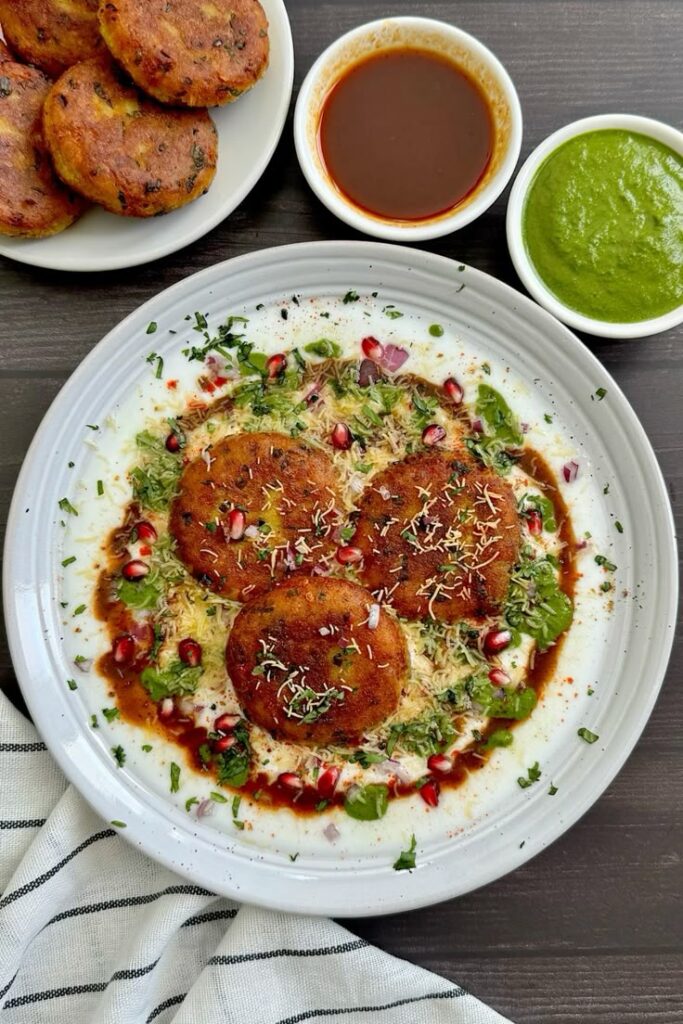 aloo tikki chaat