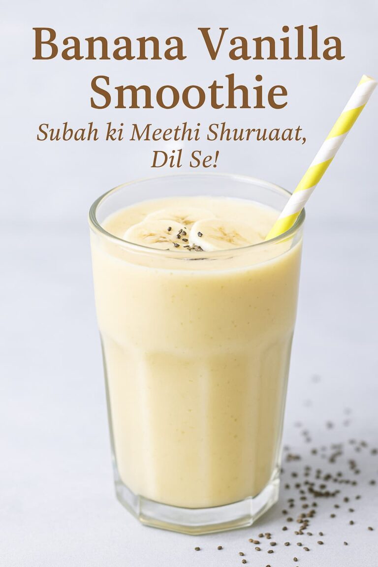 banana vanilla smoothie recipe