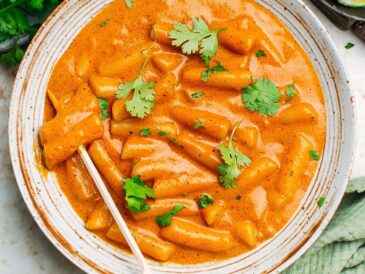 vegetarian tteokbokki recipe