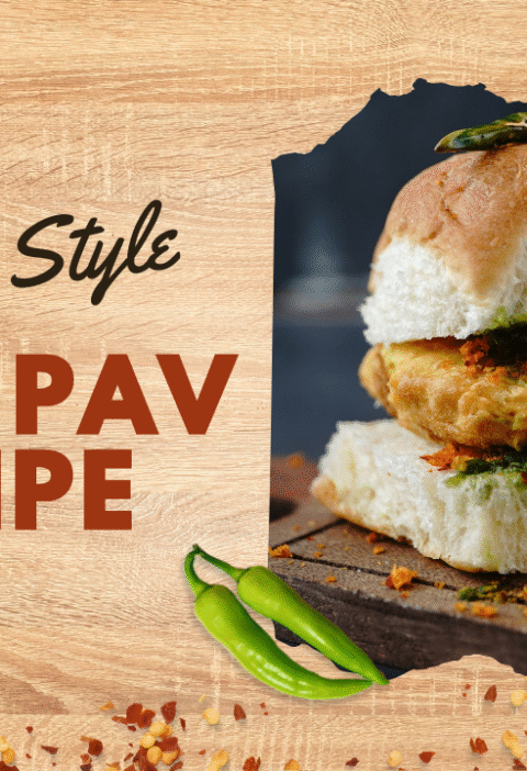 cheese burst vada pav recipe
