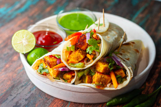 veg kathi roll recipe