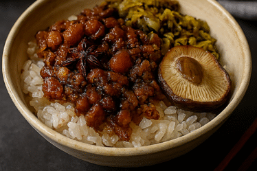 Lu Rou Fan recipe – Taiwanese braised pork rice bowl with healing spices